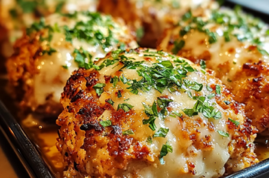 Garlic Parmesan Chicken Meatloaves