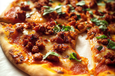 Homemade Chorizo Pizza