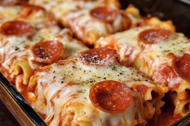Pepperoni Pizza Lasagna Roll Ups